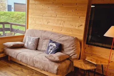 Image de 1er étage, vue vallée, balcon, télévision, 23m², Montalbert
