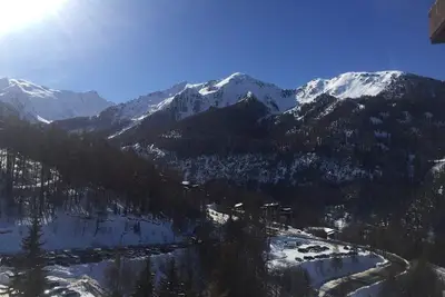 Image de Centre station, 2ème étage, balcon, télévision, casier à ski, 22m², Les Orres