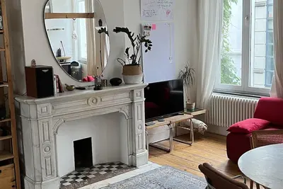 Image de Nice arty Apartment, in a old fashion house of Ixelles in Center Brussels
