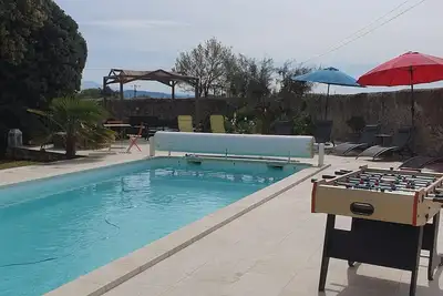 Image de Mas de la Tontine avec piscine 4/10 personnes au porte de l'Ardèche 3 ***