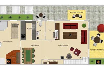 Image de Große Ferienwohnung mit Garten