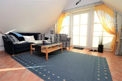 Image de Ferienwohnung mit Balkon Direkt Hinter der DĂĽne
