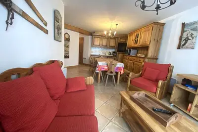 Image de Appartement 3 pièces avec balcon, ski à 50m, animaux acceptés