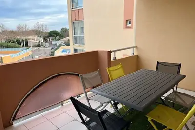 Image de Appartement T2 cabine - Proche plage, commerces et piscine sécurisée