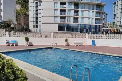 Image de Appartement en Bord de Mer avec Piscine - 1 Chambre à Peníscola, Proche Vieille Ville