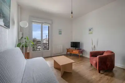 Image de Apt Vue mer pour 4 Ă 50m Plage