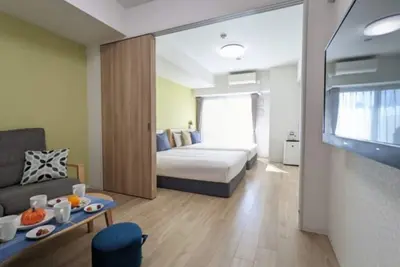 Image de Nonsmoking Deluxe twin 2 double beds 20 Off / Osaka Ōsaka