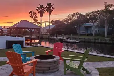 Image de St Augustine waterfront home on canal w/ private dock, walk to beach!