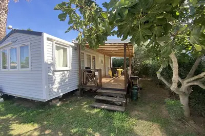 Image de Mobilhome dans le camping 4* Del Mar Village a Argelès-sur-mer500m de la plage