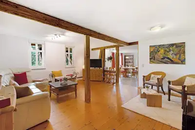 Image de Appartement 'Bergblick' avec vue sur les montagnes, terrasse partagée et Wi-Fi