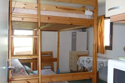 Image de Studio Cabine au Pied des Pistes avec Balcon Est - 4 Couchages, Tv, Cuisine équipée, Casier à Ski