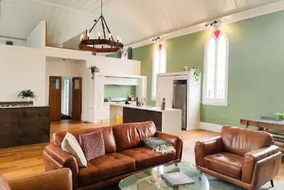 Cosy Historical Chuch in Quaint Mountain Village. \n