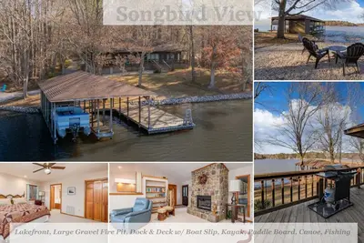 Image de New! Lakefront Home, Firepit, Dock, Deck, Boat Slip, Kayak, Paddle Board, Canoe