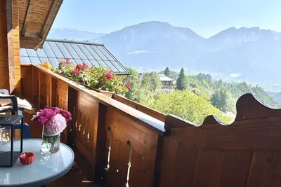 Image de Landhaus Berthold - Apartment mit Balkon und Bergsicht