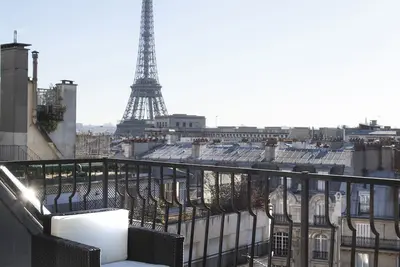 Image de Appartement vue sur la tour eiffel