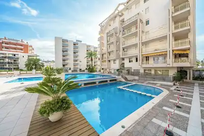 Image de Appartement 'Salou Beach' avec vue sur la mer, Wi-Fi et climatisation