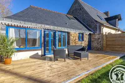 Image de Charmante maison en Anjou Bleu, 2 pers, terrasse, poêle à bois, équipements bébé, cuisine équipée