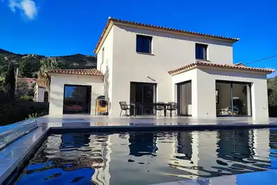 Image de Villa 4 chambres, piscine, 5 min centre et plage