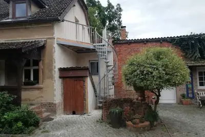 Image de Schlossblick: Küche Kamin Parken Hofladen
