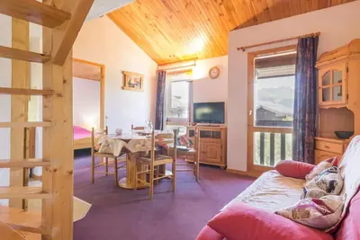 Image de Duplex spacieux · Proche télécabine · 3 pièces, 2 chambres