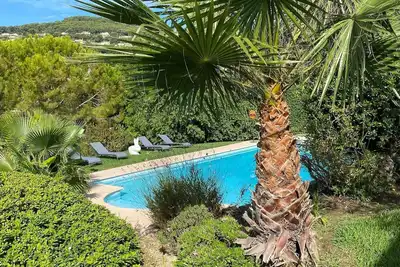 Image de Villa French Riviera Antibes, sea view, calm, Mediterranean garden