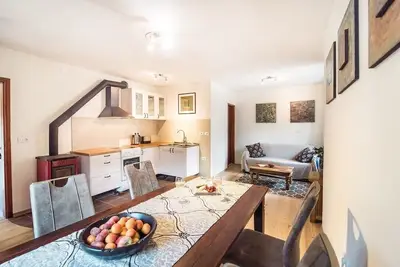 Image de Charming, recently refurbished apartment with stunning views of mount Krn and beautiful surroundings