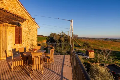 Maison de vacances \"Assiolo\" avec vue sur les collines et jardin privé
