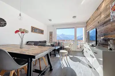 Image de Cœur de Station Très Proche Pistes Appartement 5 Couchages