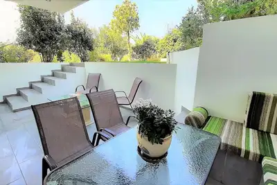 Sounio Dea Del Mare complex by the sea. Apartment Kalypso.