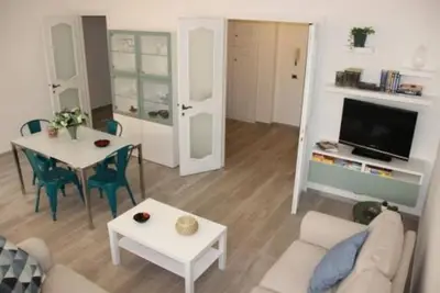Ostia, apartment 50 mt from the beach, finished and quiet-sea view