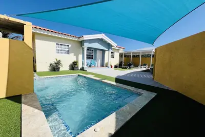 Relax with the whole family at this peaceful place to stay.