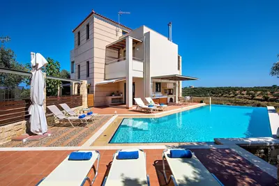 Image de Villa « Margarita's 1 » avec vue sur la mer, Wi-Fi et climatisation