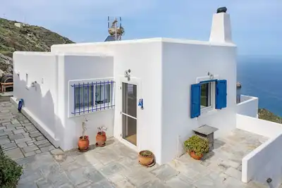 Maison de vacances 'Blue and White' avec vue sur la mer, Wi-Fi