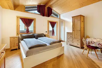 Image de Studio 'Premesan 3' avec vue sur les montagnes, balcon et Wi-Fi