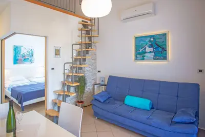 Image de Appartement d'une chambre avec le balcon et la vue sur le mer Vantacici, Krk (A-22272-a)