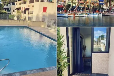 Image de Appartement à Bandol avec piscine et accès mer