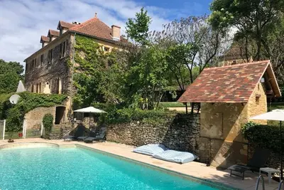 Image de Le Manoir-Maison-Vue sur Jardin-Salle de bain privée séparée-Cottage
