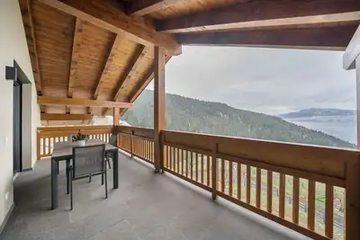 Image de Appartement 'Parliflhof Apt Langfenn' avec vue sur la montagne, jardin partagé et Wi-Fi