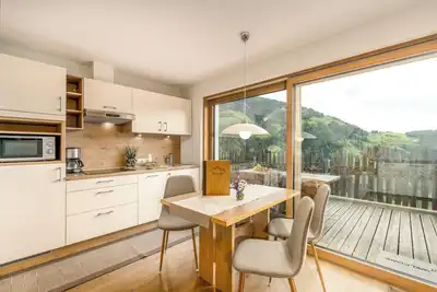 Image de Appartement 'Tratterhof Apt Eidechsspitze' avec vue sur la montagne, terrasse privée et Wi-Fi