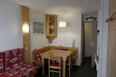 Image de Studio cabine au pied des pistes avec parking à Belle Plagne