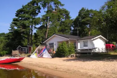 Image de Fantastic location at the beach of the lake Öresjö