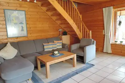 Image de Ferienhaus Blauvogel 60, in Hasselfelde im Harz und Sauna