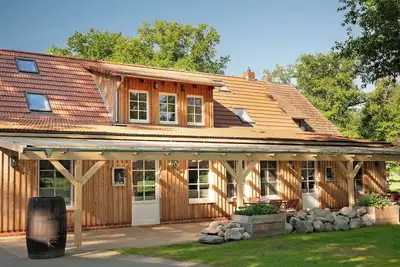 Image de Appartement \"Eichengeflüster\" avec terrasse privée, jardin partagé et Wi-Fi