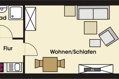 Image de Fewo Nr. 103 mit Seitlichem Meerblick