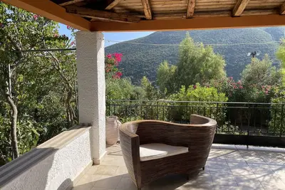 Image de Maison de vacances \"Divas Gartenhaus\" avec vue sur la mer, la montagne et le village
