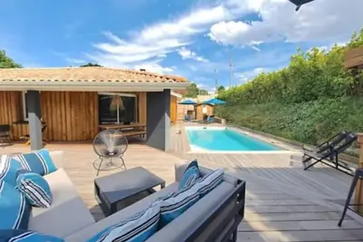 Image de Villa proche Golf d'Arcachon avec piscine chauffée