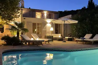 Image de villa piscine sainte maxime