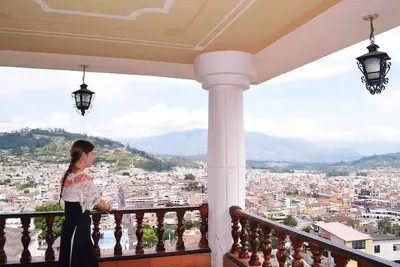 Hostal Mirador De Otavalo, A 5 Minutos De La Ciudad