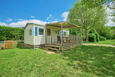 Image de Mobile Home \"5 Personnes 210\" avec piscine partagée et terrasse privée