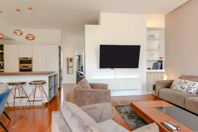 Image de Appartement 3 chambres moderne avec balcon, jardin commun et Clim - Benakey